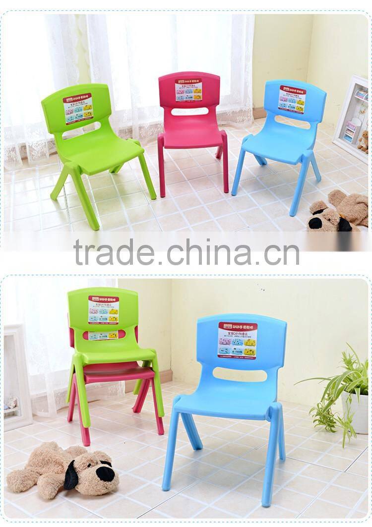 Plastic chirdren chair with comfortable new color 4 angle back study chairs