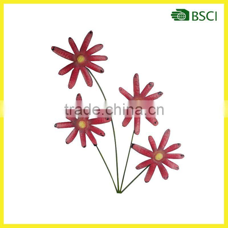 Cute craft metal wall decor ornament for living room