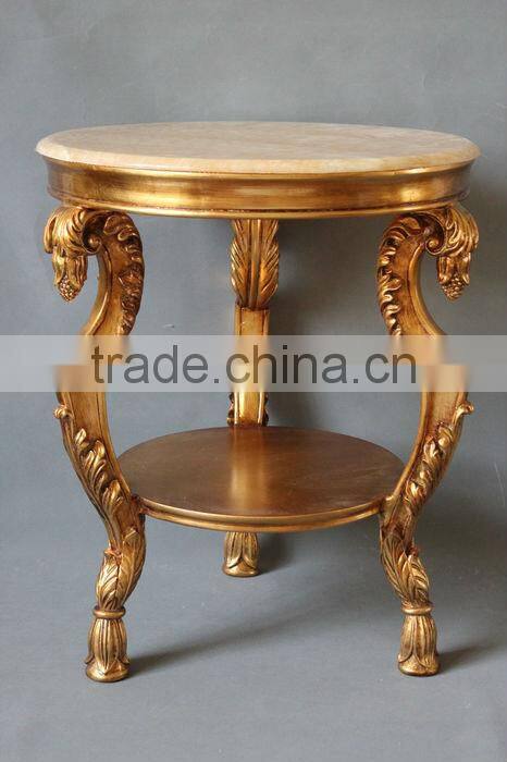 Marble top coffee table,antique side table