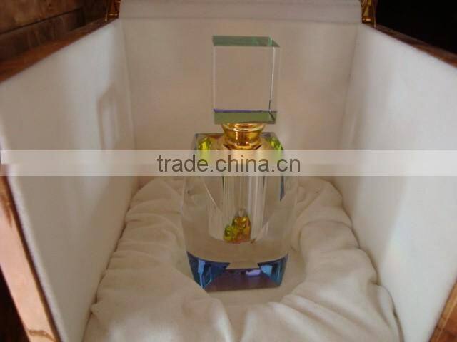 nice new k9 crystal diamond facet glass perfume bottle