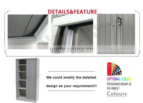 Moder Office Mobile Furniture Metal Steel Tambour Caddies Filing Cabinet