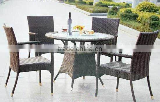 metal dining table and chairs AK1095