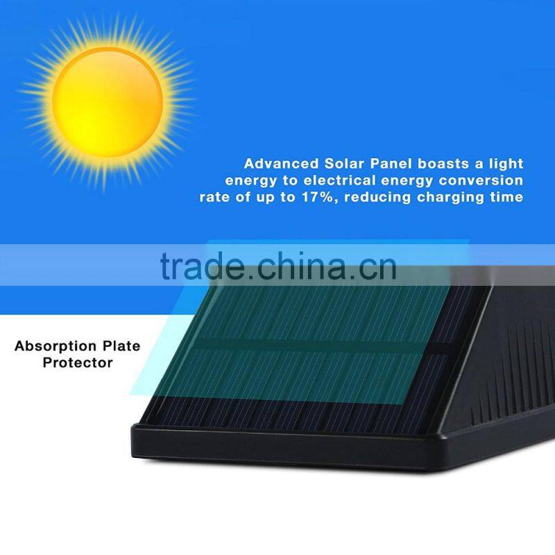 6 led high brighness wireless solar led light