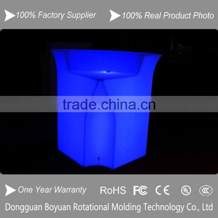popular glowing led bar counter, illuminated home bar furniture