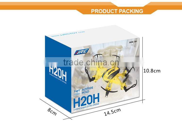 JJRC 2.4G 4 Channel 6 Gyro RC Hexacopter RTF Mini Drone CF Headless Mode One Key Return 3D Flip Altitude Hold Ultralight Aircraf