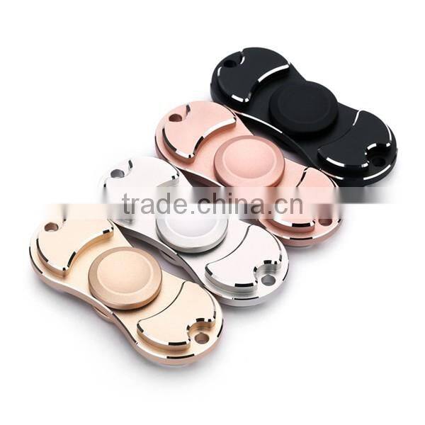 Best seller aluminum fidget spinner with 606 hybrid ceramic bearings