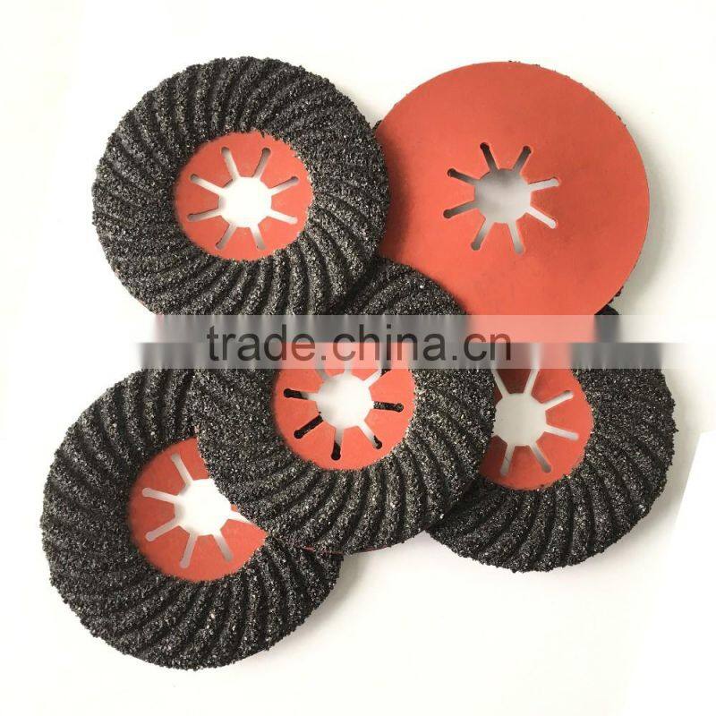4" 100MM Semiflex Grinding Disc Wheel Abrasive Silicon Carbide Aluminium Oxide Sanding Fibre disc Resin Sand Wheel