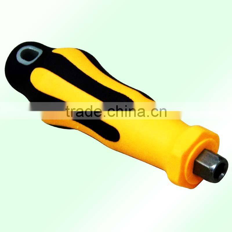 D1033 213 Black and Yellow wear heart handle with two use screwdriver
