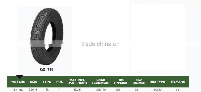 4.80-8/4.00-8 tractor trailer tires