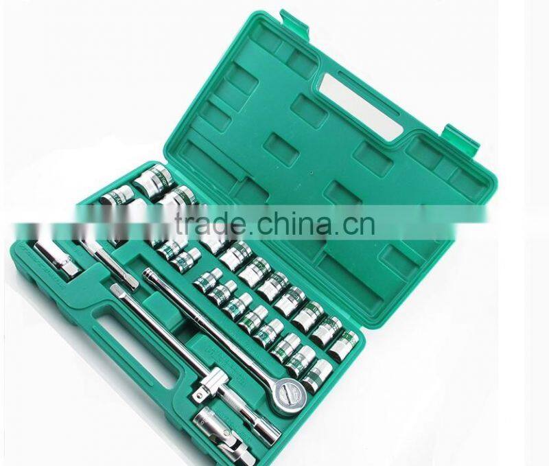 Berrylion best Quality 32pcs Socket Set Chorme-Vanadium Steel Socket Tool Set