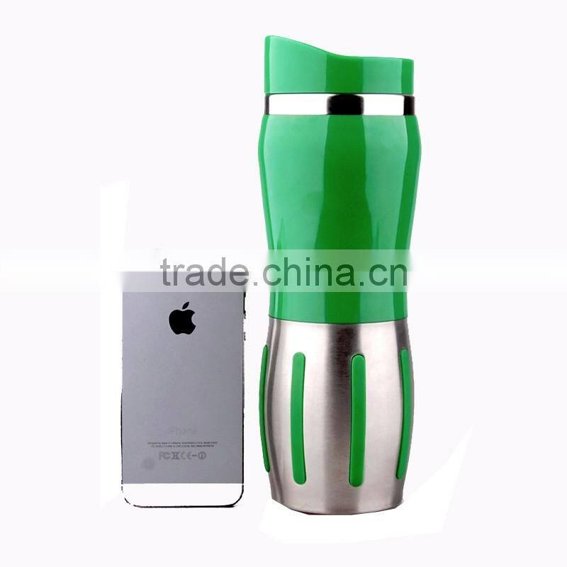 Stainless Steel Travel Car Heated Insulation Electronic Thermal Mug 400ml
