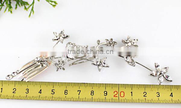 Fashion Hair Accessory alloy crystal Hair Combs Bridal Hair Combs For Girls H172-196