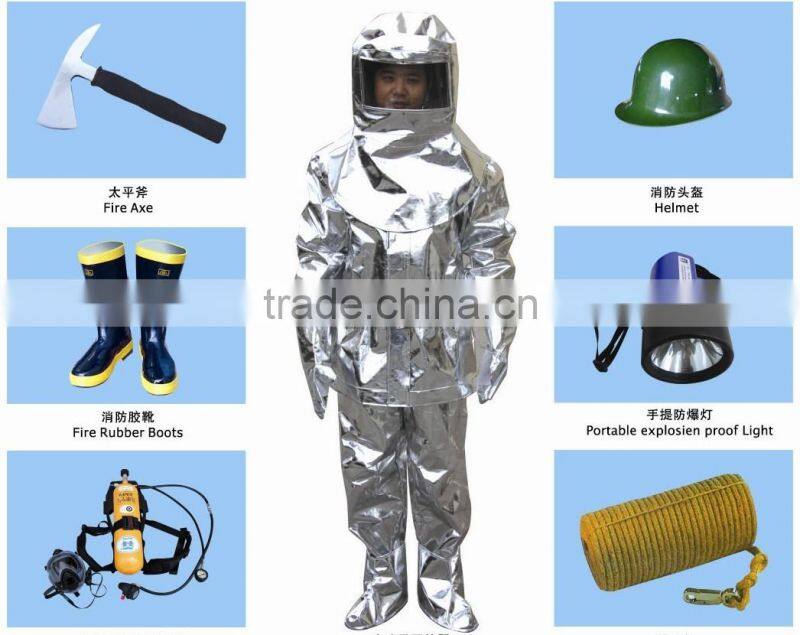 marine wholesale silver proximity suit fireman outfit