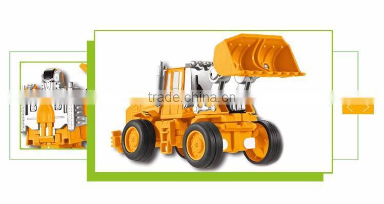 Hot sale educational deformation set metal toy bulldozer