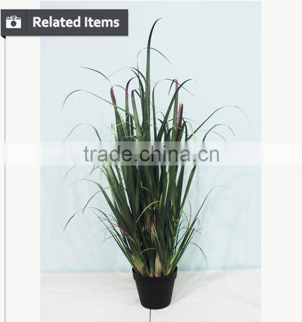 China artificial onion grass real looking autumn grass artificial potted plants for decoration