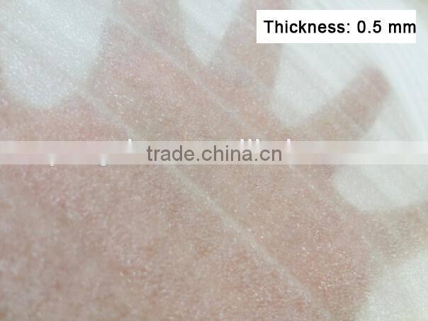 China Export Wholesale EPE foam cloth cushion film /color white /tasteless