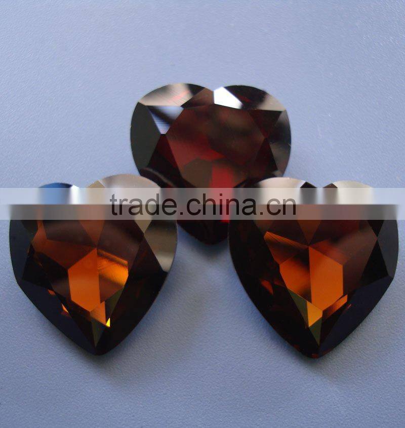 heart shape crystal fancy stone