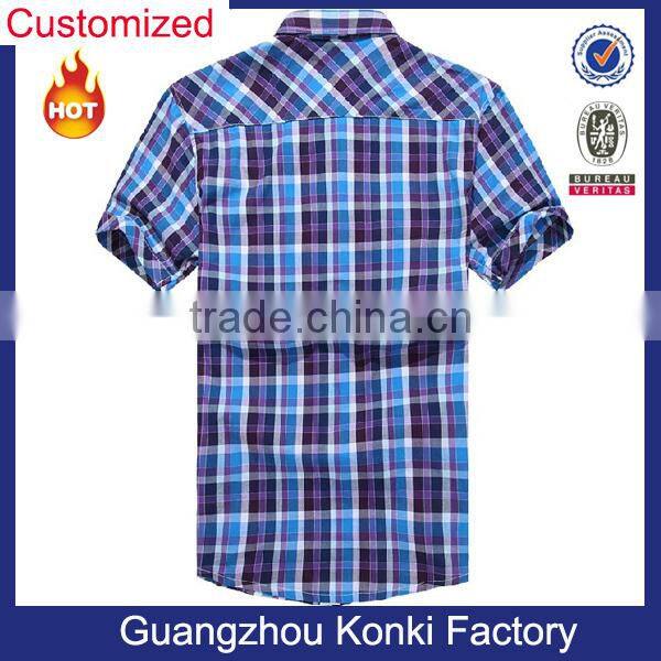 Fashion design mens casual shirt 2014 new style wholesale