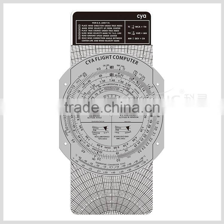 CYA brand plastic flight computer for pilot training #E6B