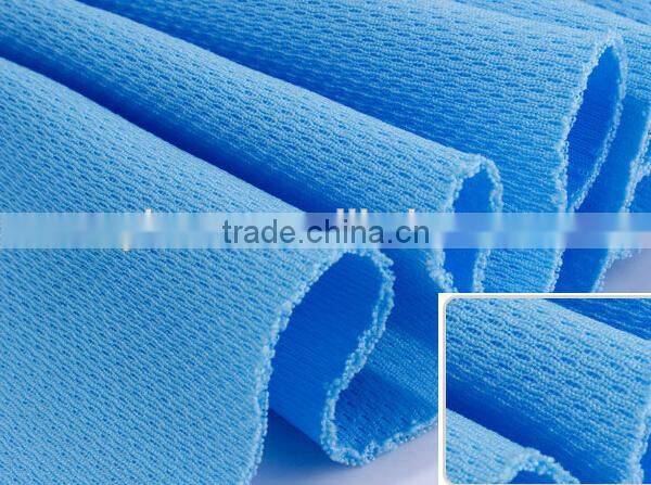 Factory OEM polyester coolpass dry fit micro mesh fabric textile function sports textile