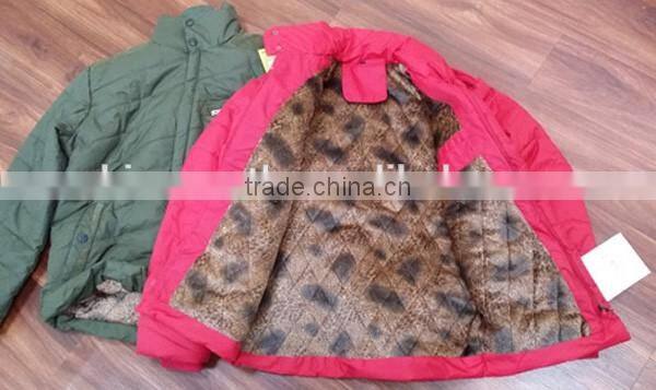 factory supply plus size padded china stock jackets