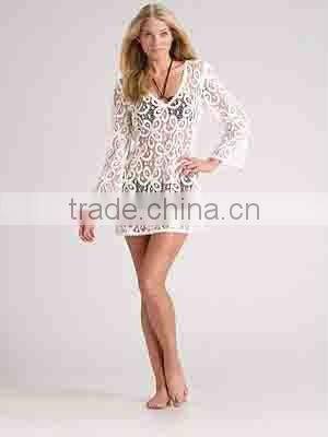 Printed and Sequenced Beach Cover ups