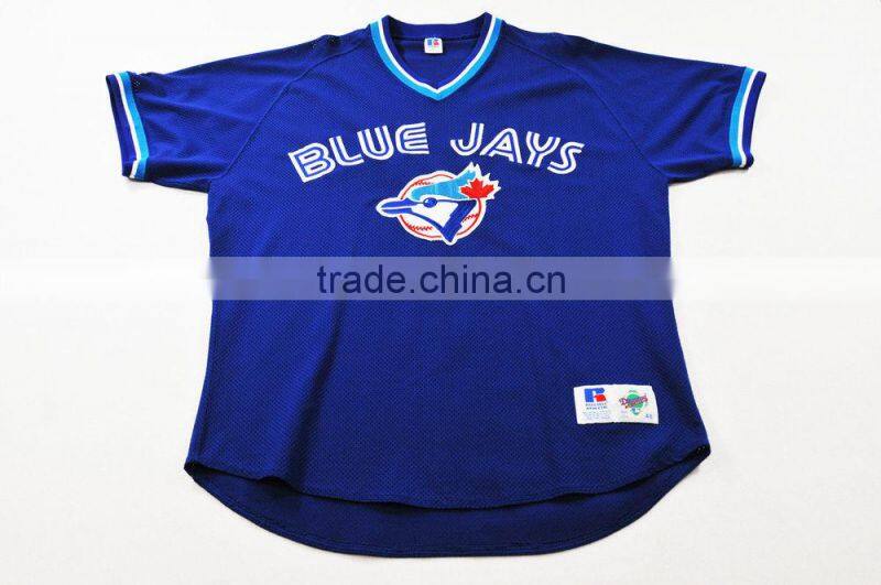 custom made dry fit men's polyester Vintage MLB Baseball Jersey tee ,OEM Design V ribbed Neckline Striped Baseball Tee