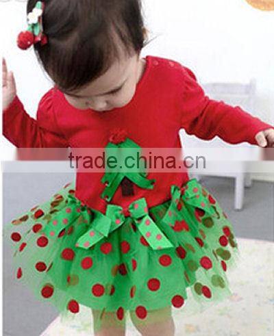 Wholesale girls PettiSkirts elastic waistband skirts Girls chiffon skirts Red polka dot skirt Boutique Fluffy Pettiskirt