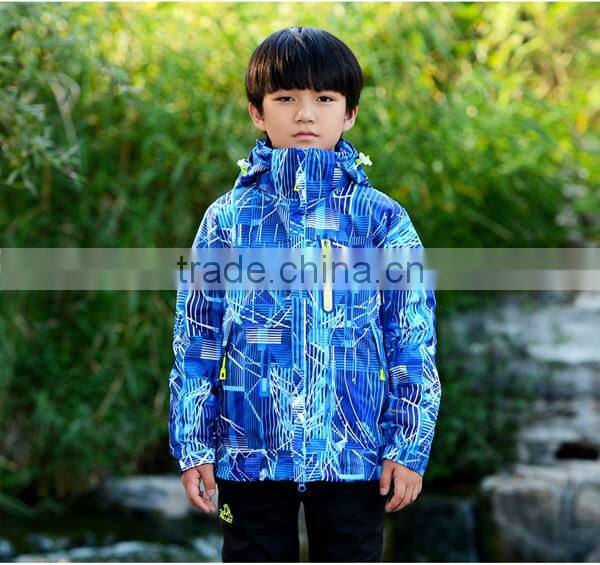 2017 3 in 1 colorful polyester kids varsity jacket