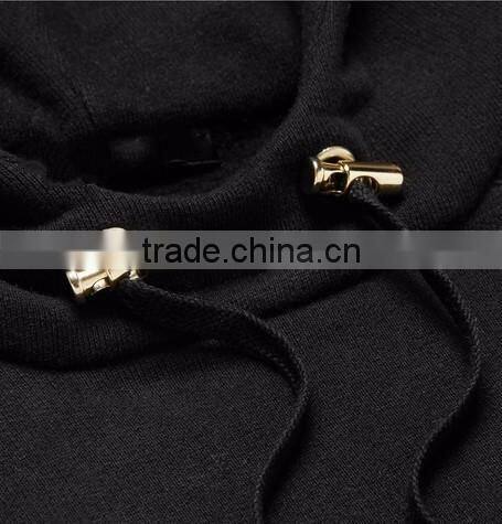 Black Fleece-Back Cotton-Jersey Hoodie