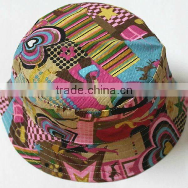 Fashion cheap top roll up custom bucket hats