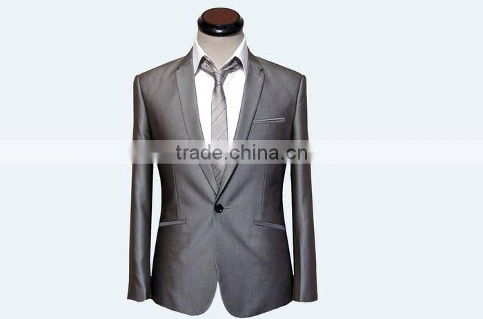 Juqian OEM Clothes Supplier One Button Men Blazer Suit