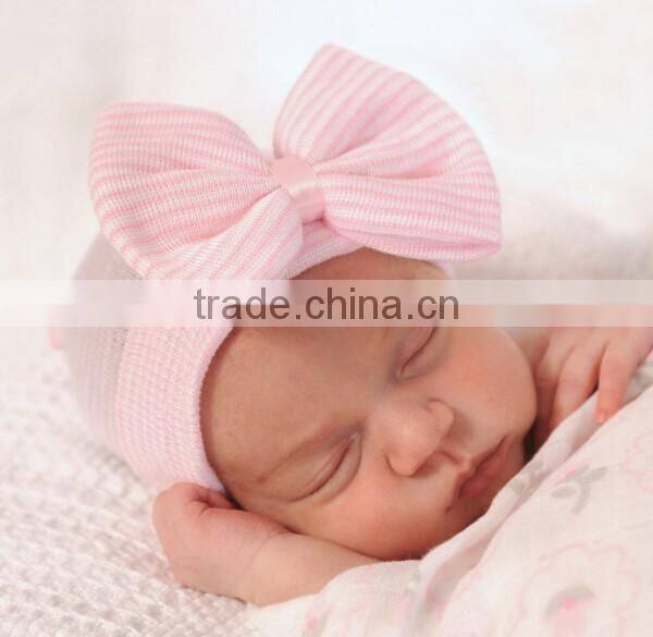 2016 new design soft touch knittng baby hat