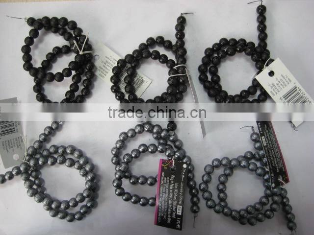 Pearlized and Texturized Beads bracelet