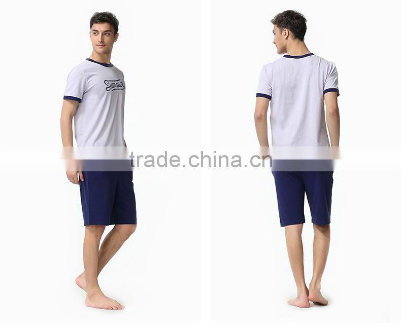 Exported Good Quality Qianxiu Wholesale Knitted Model Men Nighty