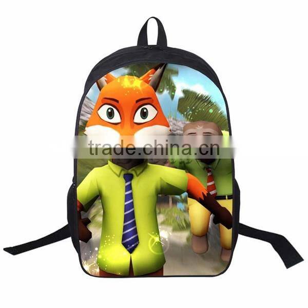 (Best Gift)New Movie Zootopia fashion Schoolbag for Children Factory Direct Sale wholesale Cartoon kids backpack