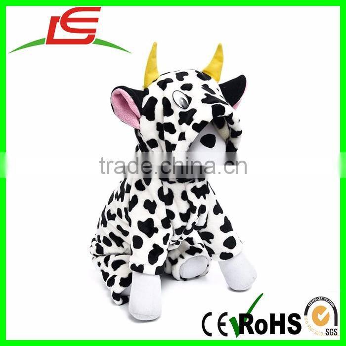 Dairy Cow Clothes Costume Milk Cow Coat Pet Dog Winter Warm Clothes