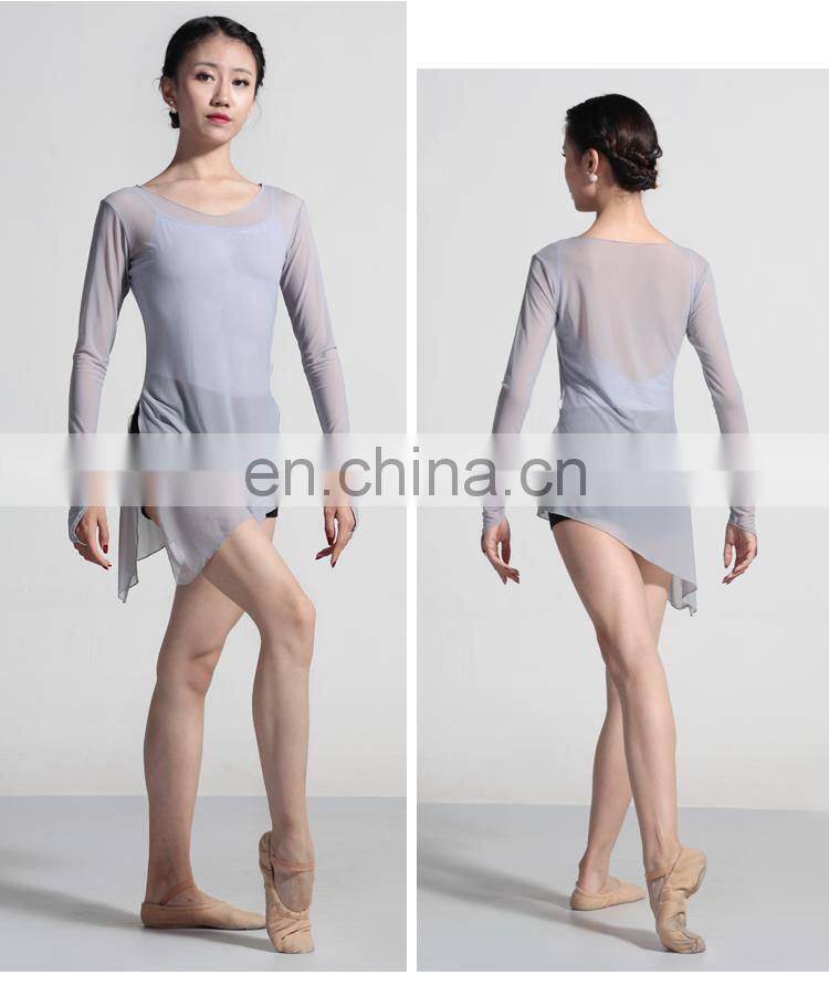 117120108 Pull on Mesh Ballet Dance Tops