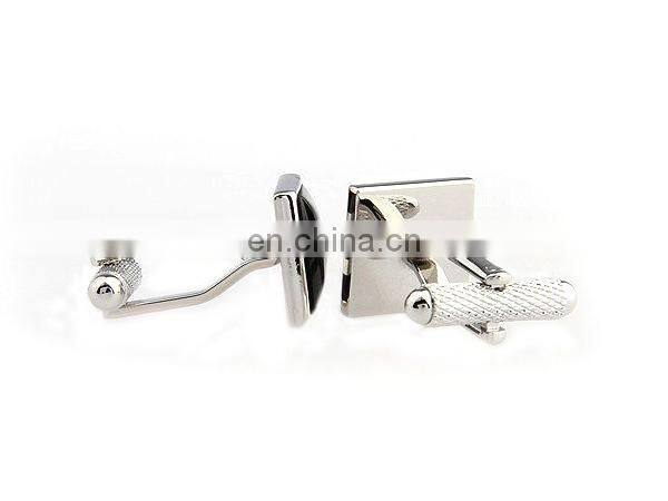 fashion men's jewelry high quality onyx cufflinks