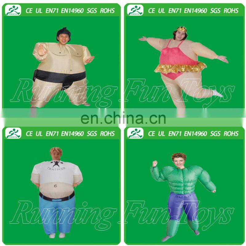 fat suit costumes/wired funny costumes/inflatable dress costumes for sale