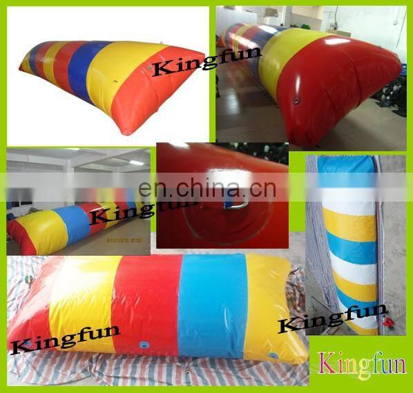 8M inflatable water jumping pillow
