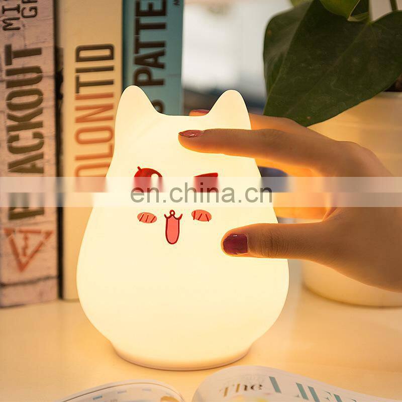 Wholesale cute fashion design animal LED night light for kids