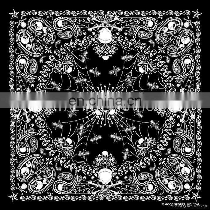 bandana, custom polyester cotton