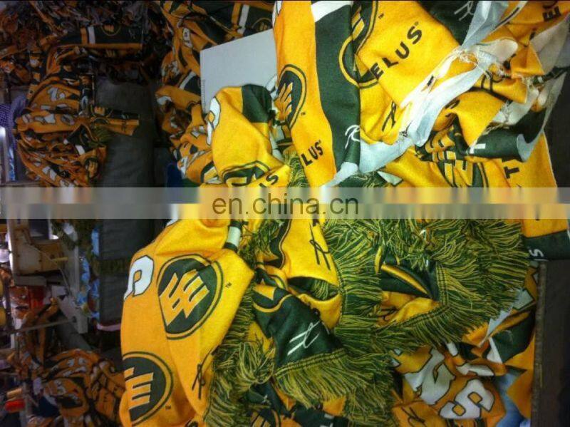 Custom knitted 100% acrylic knitted infinity lace knit scarf