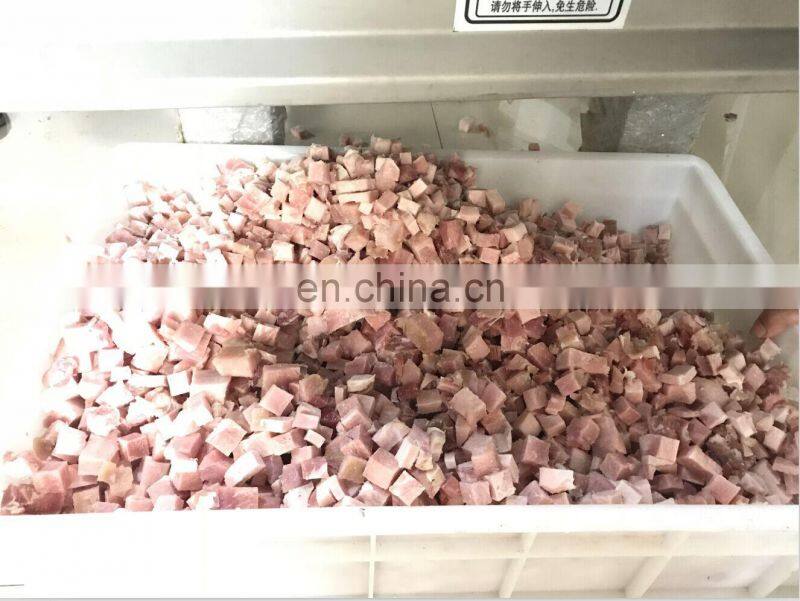 Factory Price Frozen Meat Beef Pork Dice Cube Cutting Machine