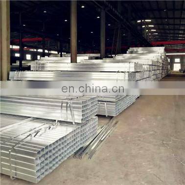 q235 gi pipe hot dipped galvanized square steel tube iron box bar