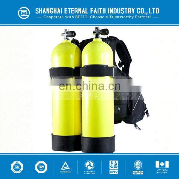 Valves Equipped Oxygen Cylinder for Diving