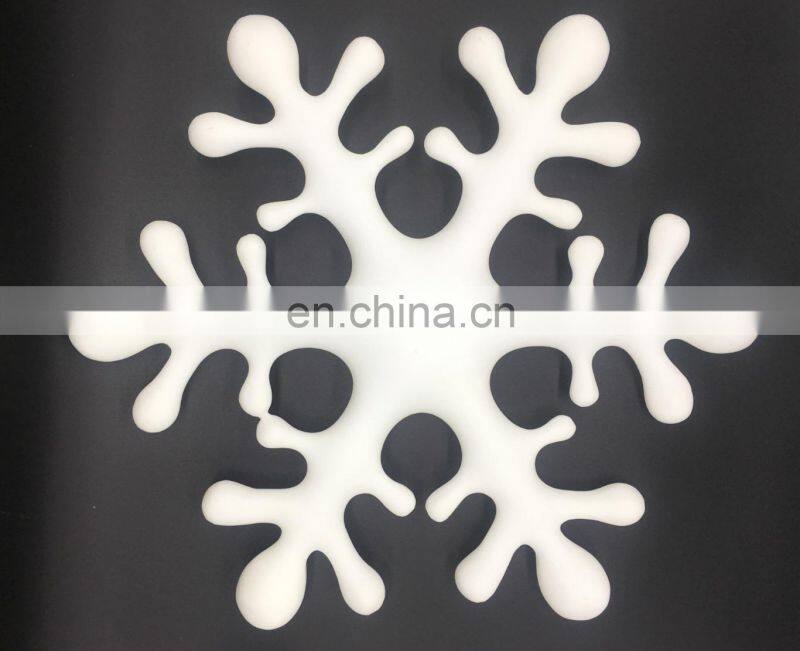 Affordable OEM Jewellery Store Window Display Visual Props 3D Printing Silver Balloons for Christmas Sale Promotions