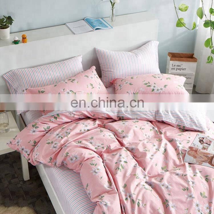 Factory direct sale low price bedsheets duvet cover sets digital printed king size 100% cotton bed sheets