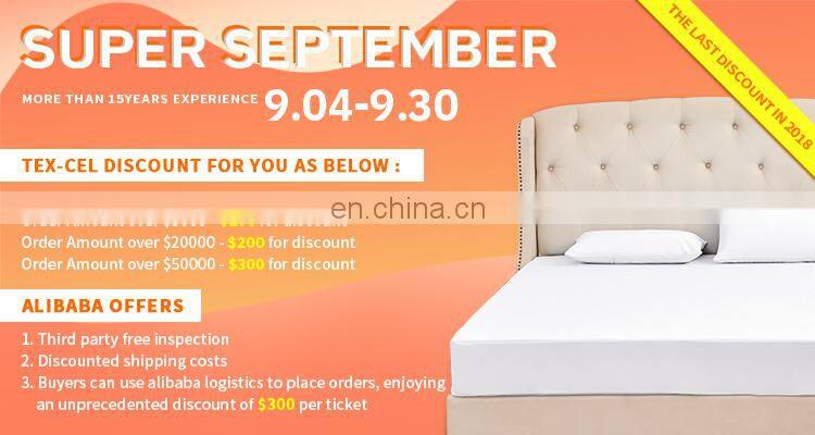 Terry Cloth Waterproof Hypoallergenic hotel set Cotton quilted bedspread